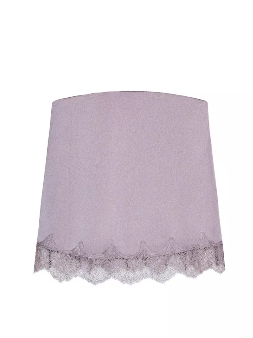 Zara Lavender Lace-Trim Top
